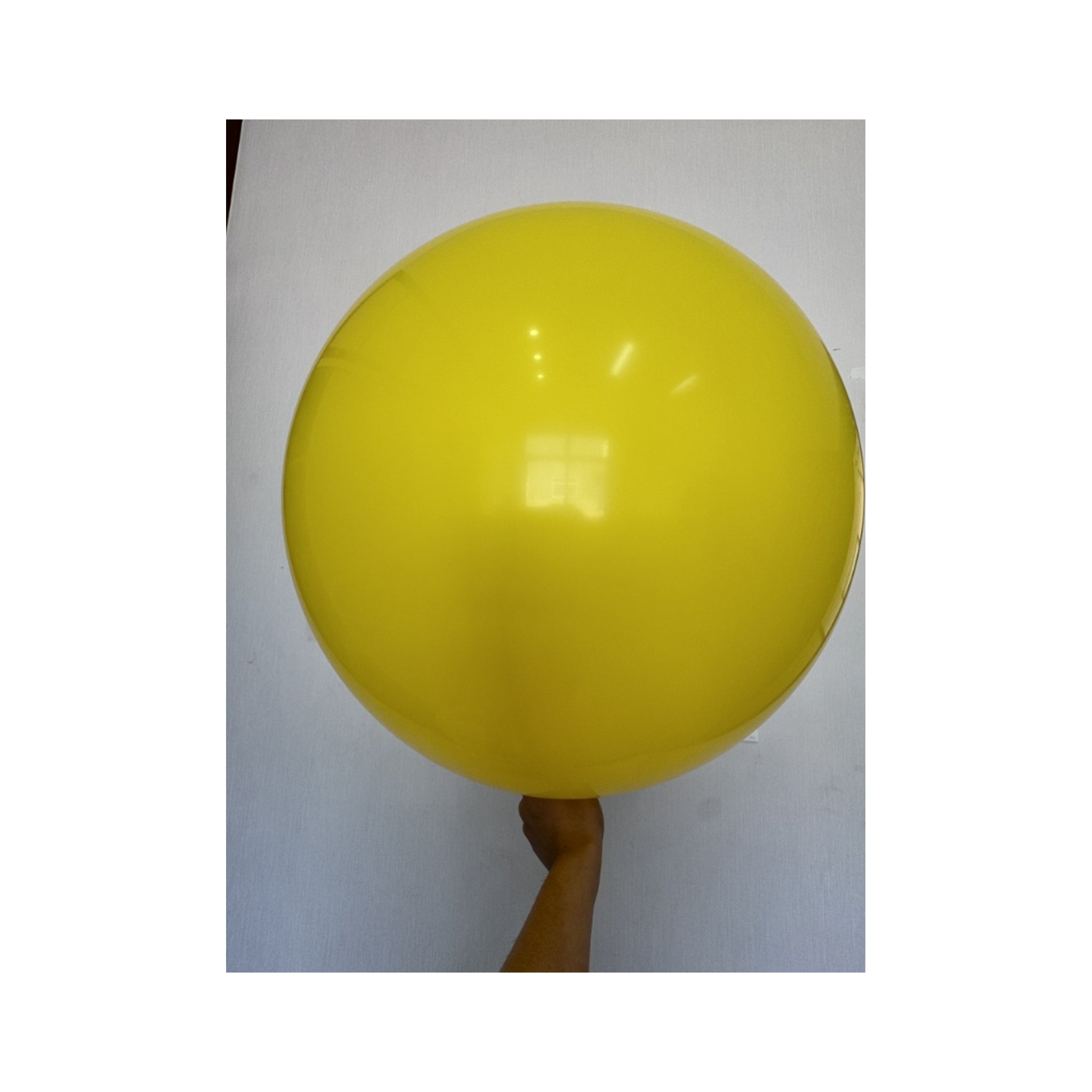 36" Latex Balloon 2Pcs Yellow 120Pk/Cs
